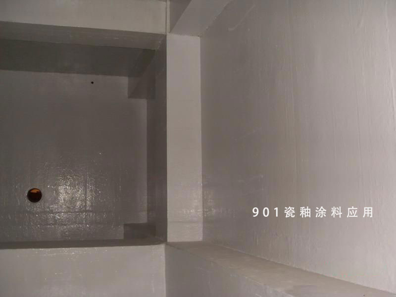 901瓷釉涂料應(yīng)用于水池